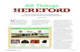 Demonstrating loyalty to the Hereford breed just became ... · the Hereford promotional materials they think will best promote Hereford to their sale audience. Items to choose from