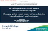 Modelling extreme climatic events and their economic ... Modelling extreme climatic events and their