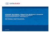 USAID GLOBAL HEALTH SUPPLY CHAIN PROCUREMENT AND …€¦ · usaid global health supply chain procurement and supply management project semi-annual & quarterly report year 1 quarter