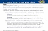 FY 2019 ATO Business Plan - Federal Aviation AdministrationFY 2019 ATO Business Plan. Target: AJV-8 Support for ATO Top 5 Participate as needed on Corrective Action Plan (CAP) teams,