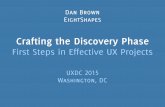 Crafting the Discovery Phase - user-centered.orguser-centered.org/uxdc/slides/craftingdiscovery.brown.talk-distro.pdfCrafting the Discovery Phase First Steps in Effective UX Projects