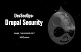 Drupal Security DevSecOps · 2017-07-15 · Drupal Security Configuration Use the Least Privilege Concept Provide the minimum amount of access necessary to do the job. General Best