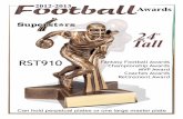 2012 Football Counter Flyer no drop shadow · 2013-01-03 · KT206 KT205 KT106 KT105 TM06 M406AG M806 M805 M801 2½” Tall (Gold Only) MS605 TM05. 2012-2013 Awards M-70 M-70 series