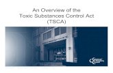 Toxic Substances Control Act (TSCA) Overie · enforceable consent agreement (or ECA) Since TSCA was enacted, data on approximately 200 chemicals have been developed through Section