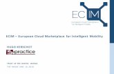 ECIM – European Cloud Marketplace for Intelligent Mobility · 2018-11-27 · m.ecim-cities.eu EC Satelliet & Mobilitly Rue Verhas Rue Rubens Rue Fraikin S 4i/e Hôte de Gem Kaart