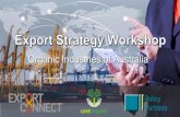Organic Industries of Australia · The skill sets, knowledge, experience and culture of emerging and existing exporters. Lack of scale and continuity of supply. Barriers to Export