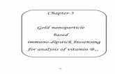 Chapter-3 Gold nanoparticle based immuno-dipstick biosensing …shodhganga.inflibnet.ac.in/bitstream/10603/37092/7/chapter 3.pdf · Besides, immunoassay methods are sensitive, cost-effective,