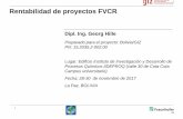 Rentabilidad de proyectos FVCR - Energypedia€¦ · Rentabilidad de proyectos FVCR Dipl. Ing. Georg Hille Preparado para el proyecto: Bolivia/GIZ PN: 15.2035.2-002.00 Lugar: Edificio