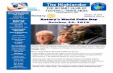 The Highlander - Microsoft...Remember the adage: Your trash is someone else’s treasure. Give someone less fortunate an opportunity to give new life to your old glasses. Due to the