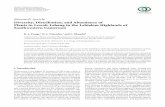 Research Article Diversity, Distribution, and Abundance of ...downloads.hindawi.com/archive/2013/642579.pdfALFL Clusiaceae Allanblackia Allanblackia gabonensis (Pellegr.) Bamps Canopy