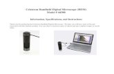 Celestron Handheld Digital Microscope (HDM) Model # 44300telescope.bg/bg_accessories_celestron/pdf/44300.pdf · 2014-10-26 · Celestron Handheld Digital Microscope (HDM) Model #