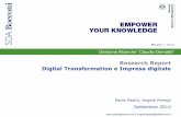 Divisione Ricerche “Claudio Dematté”channels.theinnovationgroup.it/digitalitaly/wp... · Per Digital Transformation (DT) si intende • un processo di cambiamento dell’azienda