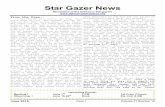Star Gazer Newsdelmarvastargazers.org/newsletter/news2015/jun2015news.pdf · 2018-02-26 · from Sky Stones, a 2X 1 ¼” Barrow from Tele View, a Firstscope from Celestron, $50 and