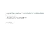 Interaction models – the checklist manifesto(s) · Interaction models – the checklist manifesto(s) Papers discussed: Hainmueller, Mummolo and Xu, 2016 Brambor, Clark and Golder,