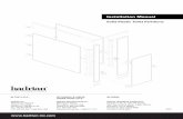 Installation Manual · Installation Manual for Solid Plastic Toilet Partitions Hadrian Manufacturing Inc. Page 7 Using your centerline locations, fasten 3 panel brackets to the back