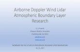 Airborne Doppler Wind Lidar Atmospheric Boundary Layer ... Brief history of airborne lidars ¢â‚¬¢ Ron