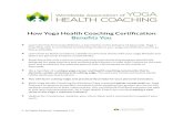 How Yoga Health Coaching Certiﬁcation Beneﬁts You · Ayurveda. Be a member of a unique yoga career and health coaching community that is dynamic, action-oriented and cutting-edge.