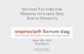 Success factors for medium to large size scrum …...Success factors for medium to large size scrum projects Author Rolf F. Katzenberger Subject Large Scrum projects Keywords scrum,