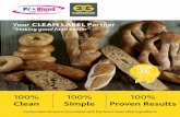 Your CLEAN LABEL Partner - Eurogerm USA pdf ANG/fiche-clean-l… · CLEAN LABEL 100% Clean 100% Proven Results 100% Simple Customized solutions formulated with the finest clean label