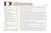 In This Issue Building Your Dividend Investing Portfolio W · 2020-06-05 · Building Your Dividend Investing Portfolio We would like to welcome new subscribers to AAII’s Dividend
