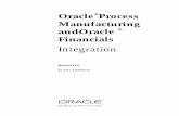 Oracle Process Manufacturing andOracle Financials Oracle Process Manufacturing and Oracle Financials