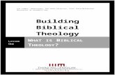 Building Biblical Theology  · Web viewLiterary analysis — a literary portrait designed to influence readers in particular ways. Historical analysis — a window to history, exploring