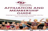 AFFILIATION AND MEMBERSHIP GUIDE...PRE-SEASON STEP BY STEP GUIDE Step 1. Completing your Affiliation 3 Step 2. Updating your Membership Categories and Fees 4 Step 3. Setting up Discount