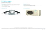 INDOOR UNIT OUTDOOR UNIT - The AC Outlet...1.5-Ton Roundflow Cassette Unit FCQ18PAVJURZQ18PVJU9 Daikin City Generated Submittal Data Page 1 of 4 Daikin North America LLC, 5151 San