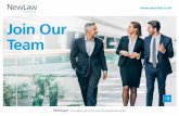Join Our Team Recruitment eBrochure.pdf · Join Our Team Application Process Your Application 0333 003 1909 careers@new-law.co.uk new-law.co.uk 07 Applying for a role at NewLaw is