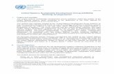 United Nations Sustainable Development Group (UNSDG ......2018/06/02  · Sustainable Development Group (UNSDG)” with a reconstituted membership under the chairmanship of the Deputy