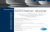 Community Development INVESTMENT REVIEW · accomplished by publishing the Community Development Investment Review three times a year. The Review brings together experts to write about