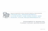 WEATHERIZATION ASSISTANCE PROGRAM FINANCIAL MANAGEMENT 2 ... · FINANCIAL MANAGEMENT . 2 CFR PART 200 AND PART 910 . KNOW YOUR REQUIREMENTS . TRAINER’S MANUAL. THREE HOUR WORKSHOP.