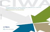 Public Disclosure Authorized CIWA - World Bankdocuments.worldbank.org/curated/en/344351503078109982/... · 2017-08-21 · TRANSBOUNDARY WATER COOPERATION IN AFRICA Water management