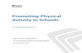 Promoting Physical Activity in Schools - Rapid Review€¦ · being. The Daily Physical Activity (DPA) Pledge (Appendix B) and Physical Activity Program (PAP) Pledge (Appendix C)