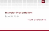 Investor Presentation - BB&T InvestorRoomInvestor+Presentation.pdfForward-Looking Information This presentation contains "forward-looking statements" within the meaning of the Private