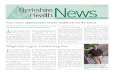 OCTOBER 2008 Berkshire HealthNews News/BH News Oc… · im St. Lawrence wanted to com-memorate his late brother’s life by doing something to change his own, and on the day of his