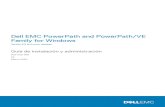 PowerPath/VE for Windows Dell EMC PowerPath y la familia · 2020-07-05 · componente del sistema operativo Windows que habilita la funcionalidad del CRT en el sistema operativo Windows.