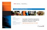 Canadian Shellfish Sanitation Program and the CFIA Marine ... and Events/EH/F… · Main Pacific Shellfish Species. 16 ... (Bivalves are shellfish with two shells- such as all clams,