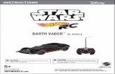 FOR PRODUCT SOLD IN USA DARTH VADER · 5 6 1 2 3 4 dmb45-0970-g1 1100790277-dom contents / features quick tips consumer information battery installation operations instructions service.mattel.com