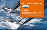 NOTICE OF RACE 2015 RORC · tance of a boat’s entry in any race or event governed by this Notice of Race, shall be governed by and construed in accordance with English law. Any