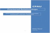 Fractured Relationships - ROPv...CPAU peacebuilding team Mohammad Anas Kakar, Jalaluddin, Shams, Salahuddin Darwish and Abdul- ... National Endowment for Democracy for their financial