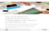 VDI and Beyond: Addressing Top IT Challenges from BYOD to ... website whitepapers/Citrix Xenapp... · White Paper VDI and Beyond: Addressing Top IT Challenges from BYOD to Windows