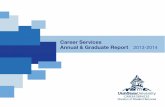 Career Services Annual & Graduate Report 2013-2014 · Matt Leishman, BS Journalism, Alum “By utilizing Career Services, I gained an advantage that landed my internship and work