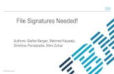 File Signatures Needed! - IndicoCertificate Loaded onto .ima keyring after verification with built-in certificate 3rd Party Release Repository Packages with signed files 3rd party