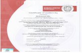 BUREAU VERITAS Certification - Mokador 46... · 2018-07-19 · BUREAU VERITAS Certification 182B Product Technical Sheet Enclosed to Certificate NO 46/0018 MOKADOR SRI- HEAD AND OPERATIVE