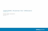 Dell EMC Avamar for VMware · Dell EMC Avamar for VMware Versión 7.5.1 Guía del usuario 302-004-294 REV 03