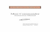Mini Commander - 3rd Rail · The Mini Commander™ was designed for easy installation into any AC 3-Rail operating car or trackside accessory. It measures only 1” wide x 2” long