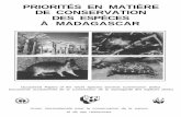 PRIORITÉS EN MATIÈRE DE CONSERVATION DES ESPÈCES À MADAGASCAR · 2013-09-12 · Priorités en matière de conservation des Mammifères non Primates de Madagascar, R. Albignac