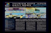 TOURISM EXPO JAPAN DAILY NEWS...13:00-18:00 VISIT JAPAN Travel & MICE Mart 2018 (East Exhibition Hall 7) Issue：Tourism Expo Japan Promotion Offi ce Date of Issue：20th September,