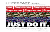 HYPEBEAST BRANDS - Forest Hills High School · Bape is a clothing company founded by a man by the name of Tomoaki Nigo. The company Bape was founded in 1993 and it specializes in
